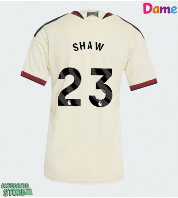 Manchester United Luke Shaw #23 Replika Tredjetrøje Dame 2026-27 Kortærmet